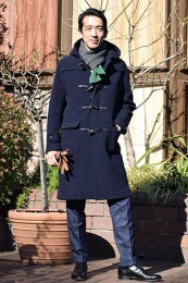 グレンフェル-ダッフルコート着こなし3