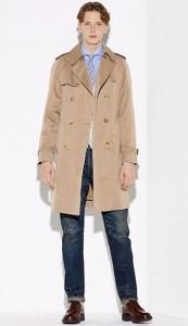 マッキントッシュトレンチコートコーデ4