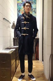 モンゴメリー-ダッフルコートコーデ1