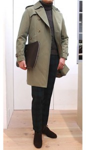 グレンフェルトレンチコートコーデ4