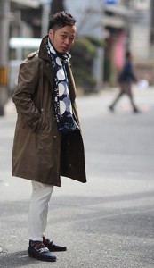 グレンフェルトレンチコートコーデ2