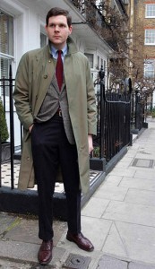 グレンフェルトレンチコートコーデ1