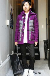 バークダッフルコートコーデ6