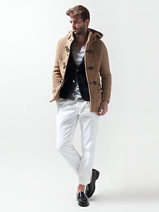 バークダッフルコート1