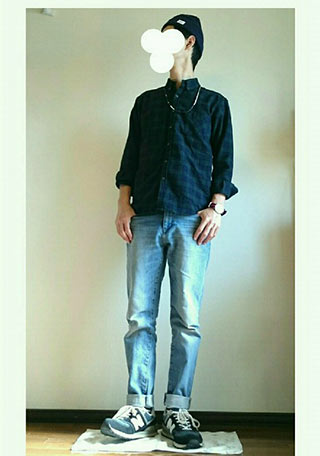 ニューバランス574コーデ2