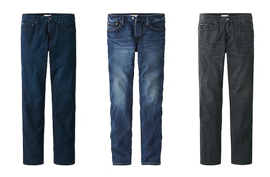 ユニクロ-バイクジーンズ