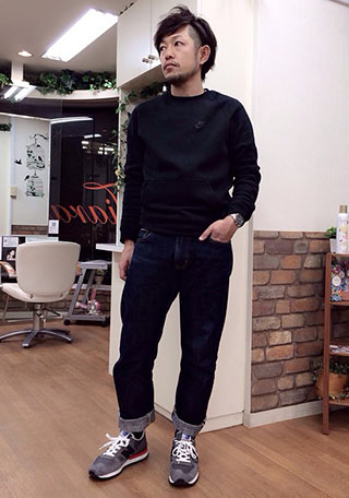 ニューバランス990コーデ1