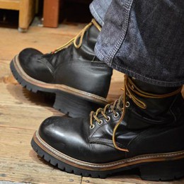 ロガーブーツエイジング2