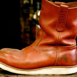 ペコスブーツエイジング1