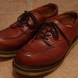 ワークオックスフォードシューズエイジング3