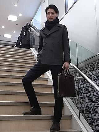 pコートスーツコーデ2