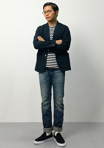 デートジャケットコーデ7