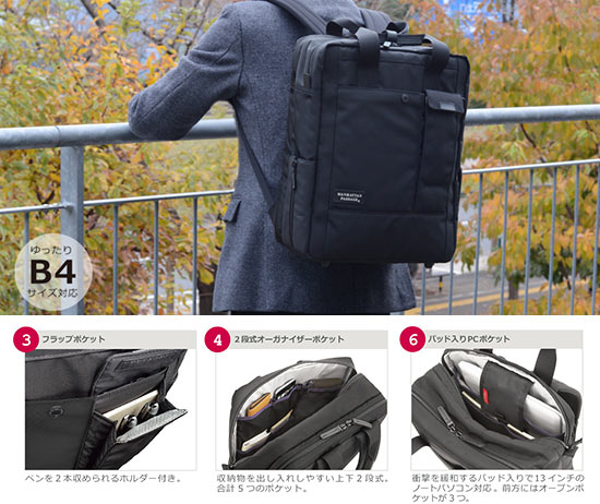 マンハッタンパッセージビジネスリュック3