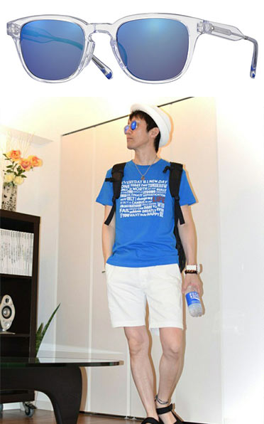 【クリアフレーム】×マリンスタイル