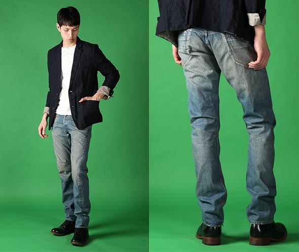 『ジョンブル-プライベートラボ』ツイストジーンズ