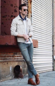 スリムジーンズ着こなし (14)