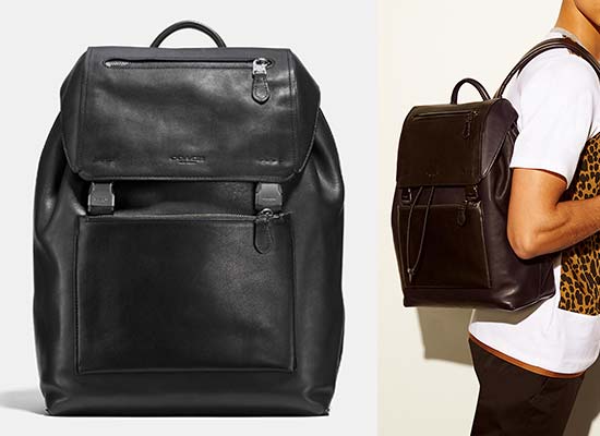 コーチ-レザーリュック1