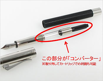 カートリッジ・コンバーター両用式