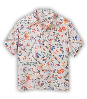 アロハシャツ ロールオーバー