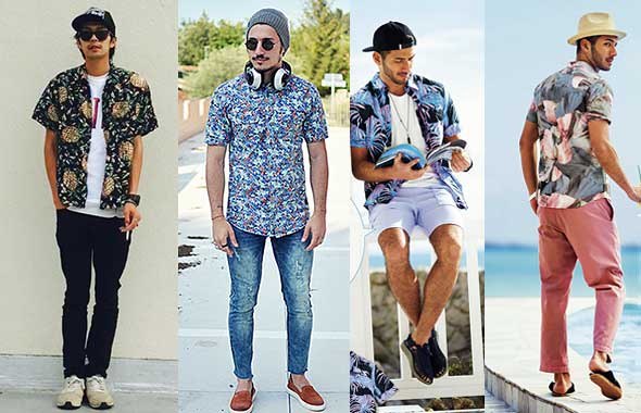 アロハシャツ着こなし方