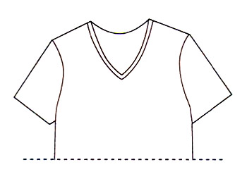  Ｖネック