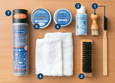 革靴メンテナンス道具