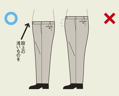 お腹が出ているときのパンツの改善