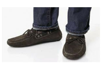 クリースを入れてドレスデニムに