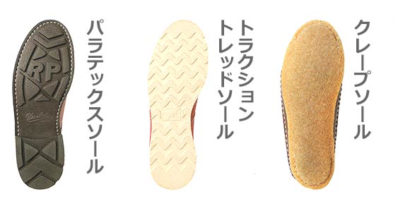 ブーツ ソールの種類2
