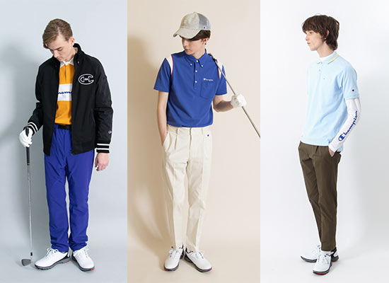 チャンピオン ゴルフコーディネート