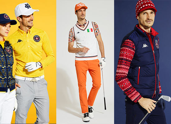 カッパ ゴルフコーディネート