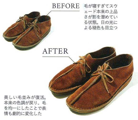 スウェード靴 手入れ