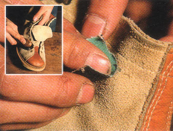 スエードブーツ手入れ