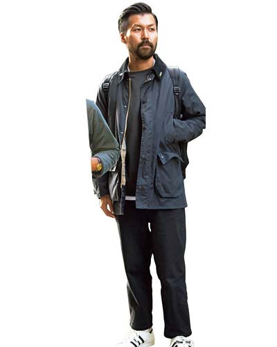 バブアー コーデ