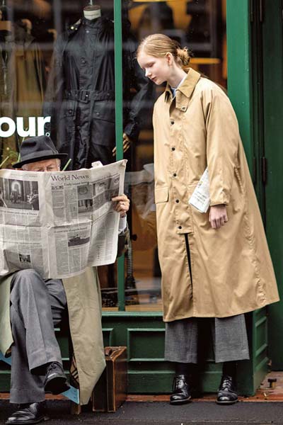 バブアー レディース BURGHLEY