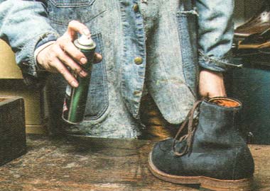 スエード靴 メンテ