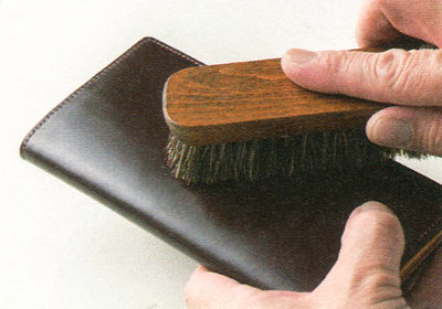 コードバン財布 手入れ