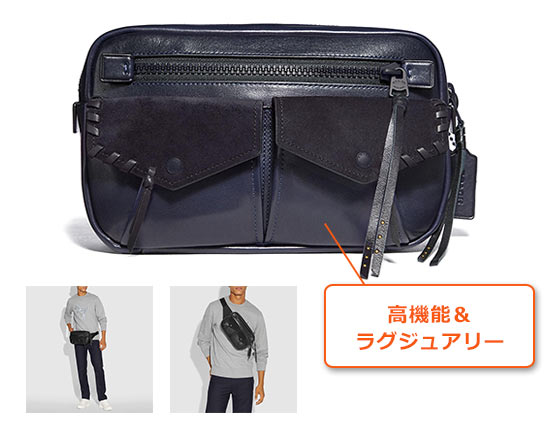 コーチ ウエストポーチ