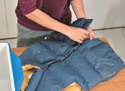 ダウンベスト洗濯2