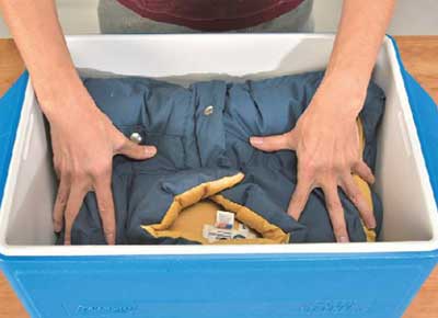 ダウンベスト洗濯3