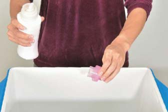 モッズコート洗濯準備1