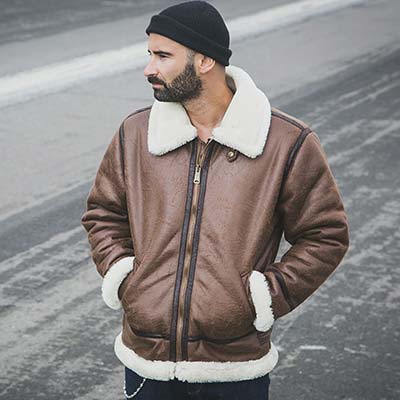 アルファ インダストリーズ B-3 SHEEP SKIN