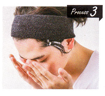 男性 洗顔方法3