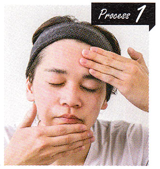 男性 化粧水の付けかた