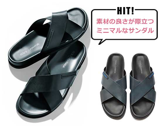 ドルチェ＆ガッバーナ レザーサンダル