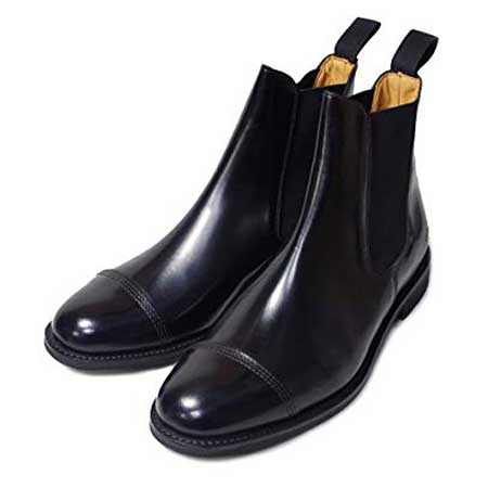 ミリタリー キャップトゥ チェルシーブーツ