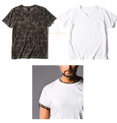 Ｔシャツ 重ね着4