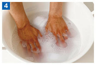 Tシャツ 手洗い4