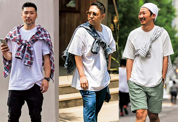 Ｔシャツ シャツ巻き