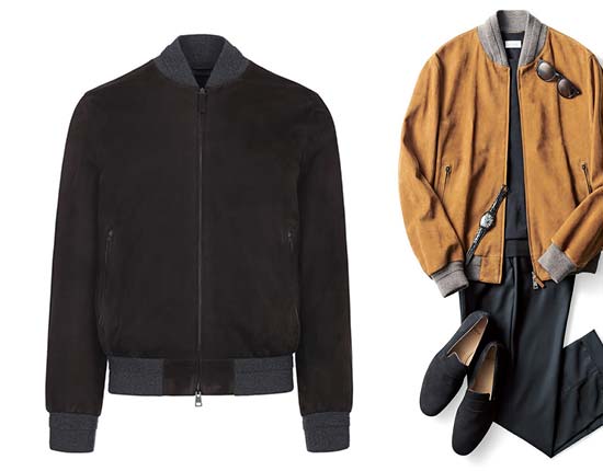 ブリオーニ スエードジャケット